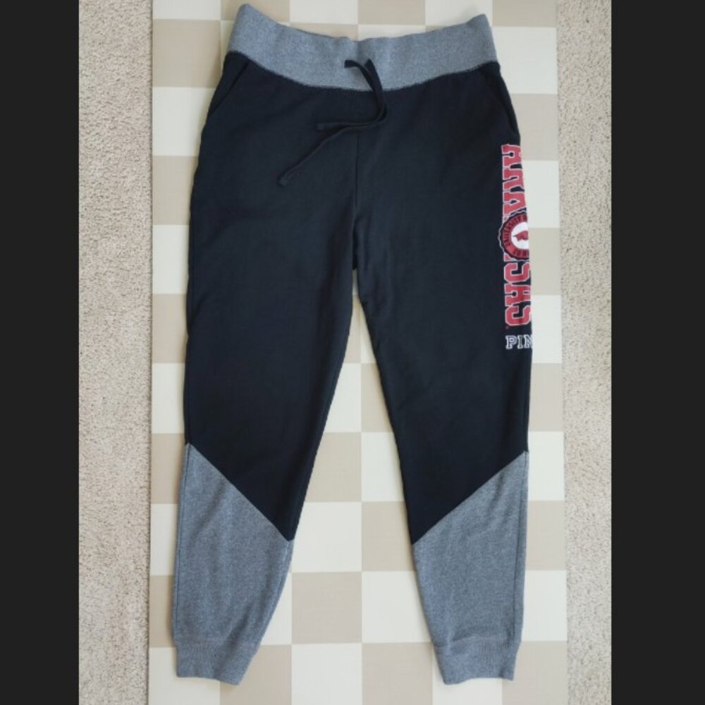 PINK VICTORIAS SECRET Arkansas University Sweatpants - Size Medium